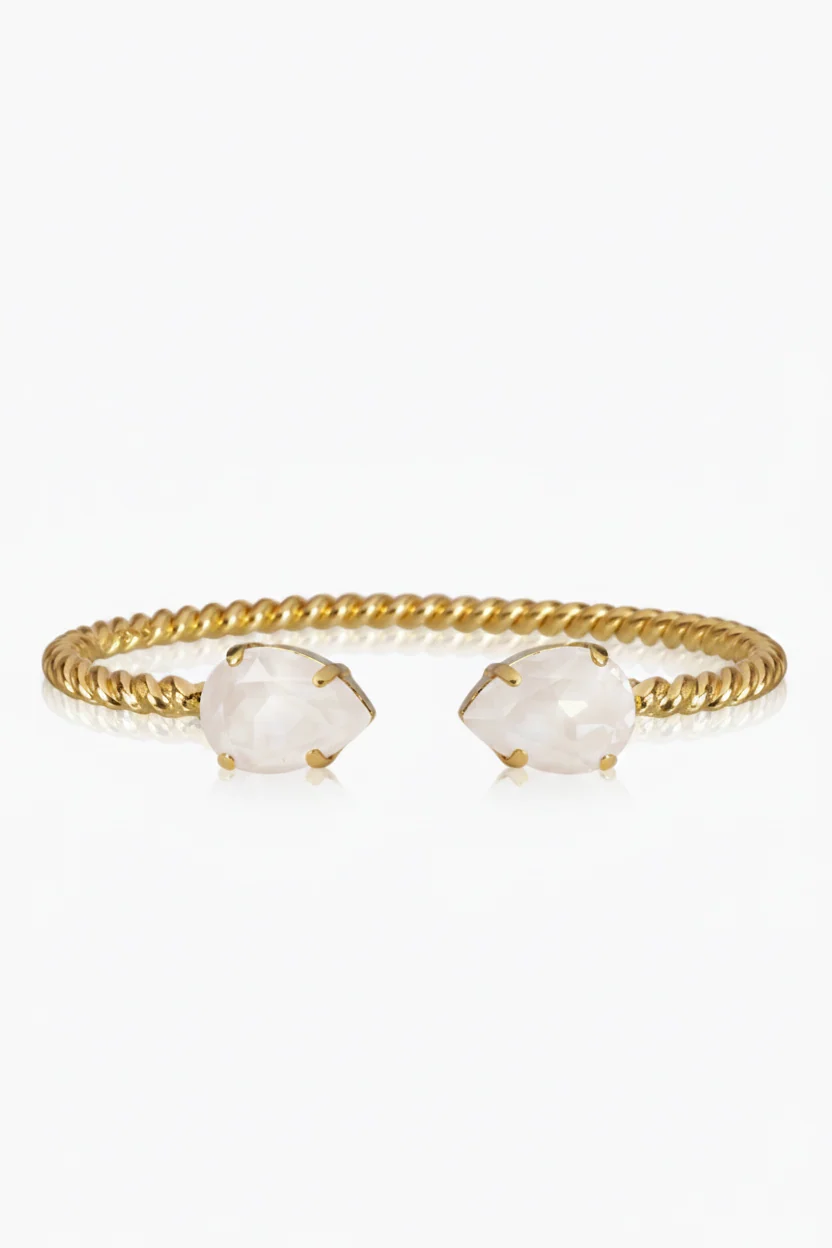 Mini drop Bracelet White Opal
