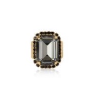 Lydia Cocktail Ring Gold Black Diamond
