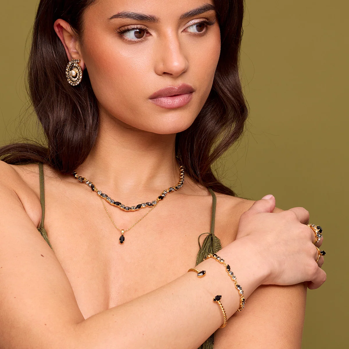 Petite Navette Bracelet / Jet - Bilde 2