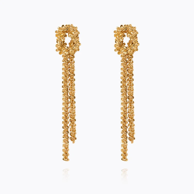 Gemma Statement Earrings Gold